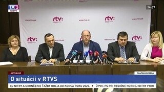 TB vedenia RTVS o aktuálnej situácii v televízii