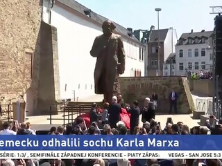 V Nemecku odhalili Marxovu sochu, monument darovala Čína