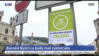 V Banskej Bystrici začali stavať historicky prvú cyklotrasu