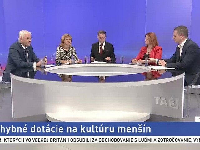 Pochybné dotácie na kultúru menšín / (Ne)závislé verejnoprávne médiá / Priority novej ministerky vnútra