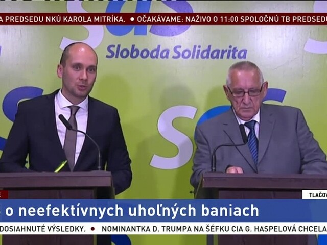 TB predstaviteľov SaS o neefektívnych uhoľných baniach