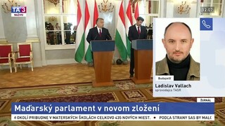 Spravodajca TASR L. Vallach o novom zložení maďarského parlamentu