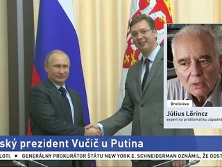 Odborník na Balkán J. Lőrincz o ceste srbského prezidenta do Ruska