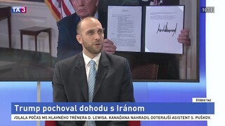 ŠTÚDIO TA3: G. Futó a J. Lepš o odstúpení USA od jadrovej dohody