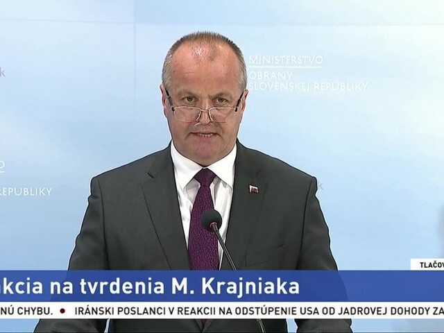TB ministra P. Gajdoša o obstaraní vozidiel 8x8 a tvrdeniach poslanca Krajniaka