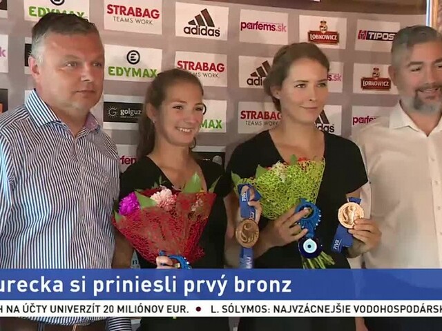 Volejbalistky Dubovcová a Štrbová získali bronz