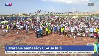 V Jeruzaleme dokončujú práce na budove americkej ambasády