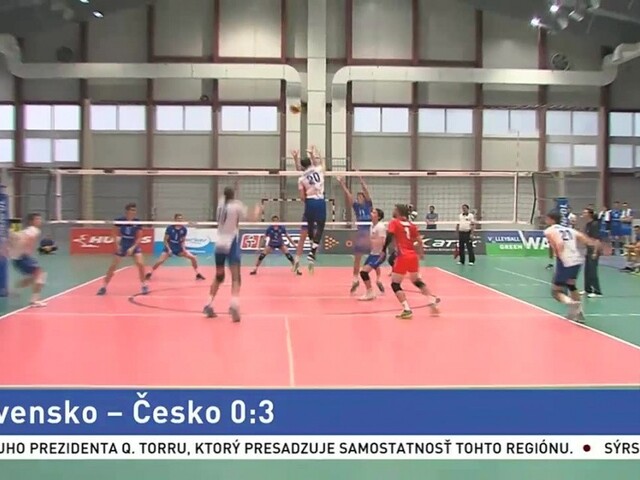 Slovenskí volejbalisti prehrali aj posledný prípravný zápas s Českom