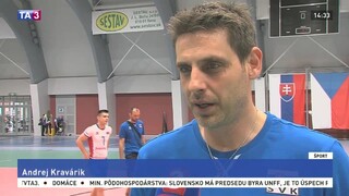 Tréner volejbalistov A. Kravárik o šanciach tímu pred vrcholom sezóny