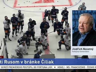 J. Novotný o blížiacom sa zápase slovenských hokejistov s Ruskom na MS