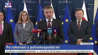 TB P. Pellegriniho po rokovaní s poľnohospodármi