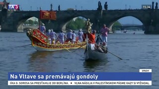 Praha sa zmenila na Benátky, na Vltave sa premávajú gondoly