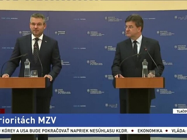 TB P. Pellegriniho a M. Lajčáka o prioritách rezortu zahraničných vecí