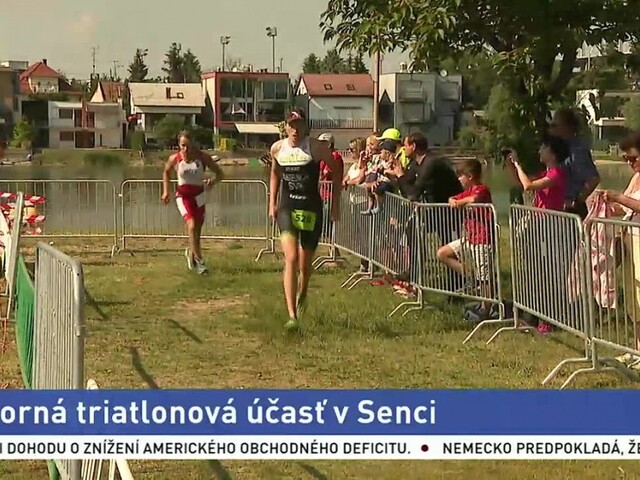 Slovenský pohár v triatlone pokračoval v Senci