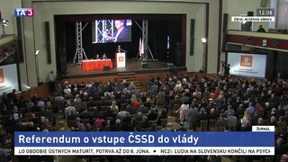 Straníci ČSSD môžu v referende hlasovať o ich vstupe do vlády