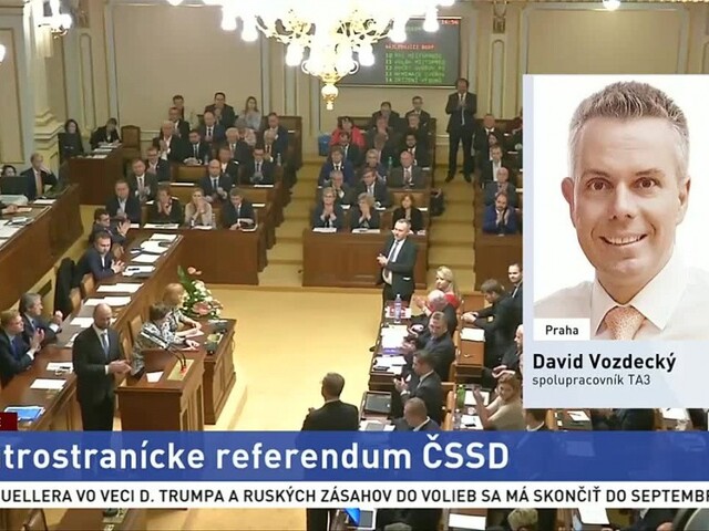 Spolupracovník TA3 D. Vozdecký o vnútrostraníckom referende ČSSD