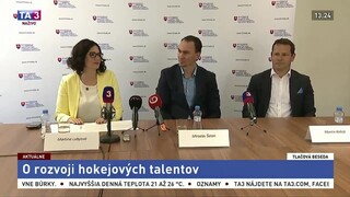 TB M. Lubyovej a zástupcov SZĽH o rozvoji hokejových talentov