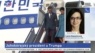 L. Husenicová o stretnutí juhokórejského prezidenta s Trumpom