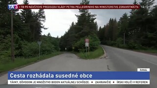 Žilina symbolicky predala novú cestu, obec ju následne uzavrela