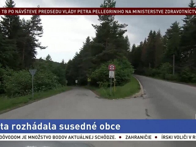 Žilina symbolicky predala novú cestu, obec ju následne uzavrela