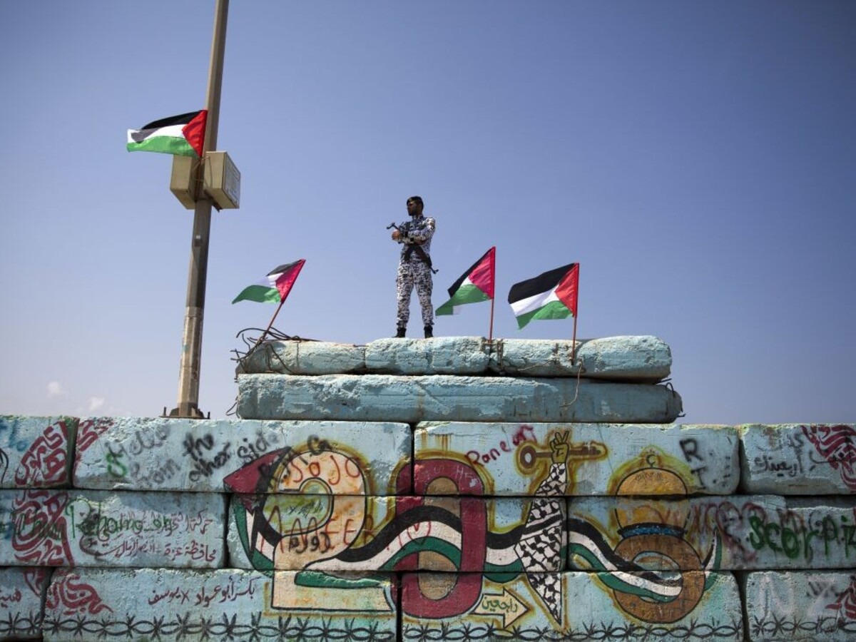 Palestína Hamas vojak 1140 px (SITA/AP)