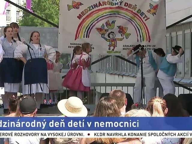 V nemocnici oslávili Medzinárodný deň detí, zapojili sa umelci aj školy