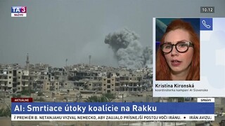 K. Kironská o smrtiacich útokoch na sýrske mesto Rakka