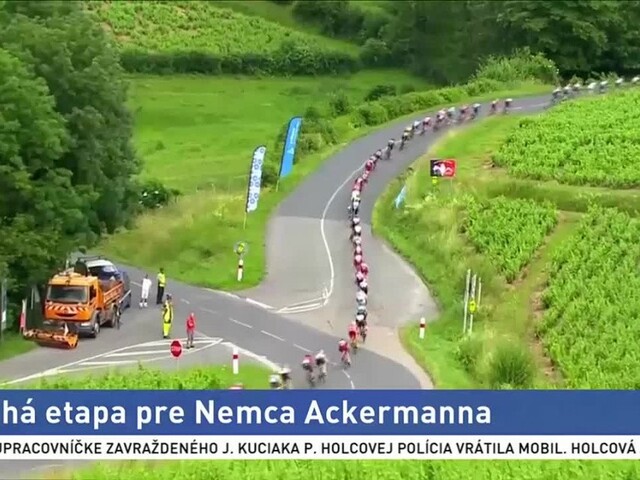 V ďalšej etape cyklistických pretekov bodoval Nemec Ackermann
