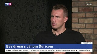 ŠTÚDIO ŠPORT: Bez dresu s Jánom Ďuricom
