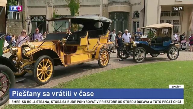 Piešťany sa vďaka podujatiu Zlaté stuhy vrátili do minulosti