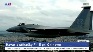 Pri japonskom ostrove sa zrútila stíhačka, pilot sa stihol katapultovať