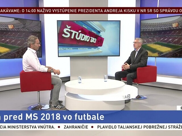 ŠTÚDIO TA3: K. Marko o blížiacich sa MS v Rusku