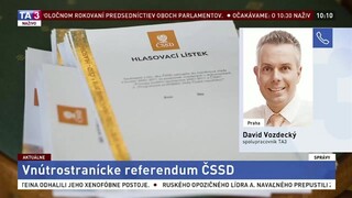 D. Vozdecký a J. Kubáček o referende ČSSD