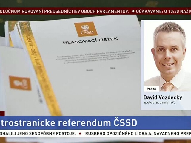 D. Vozdecký a J. Kubáček o referende ČSSD