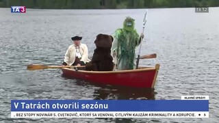 Otvorili letnú sezónu v Tatrách, hladinu odomkol Poseidón