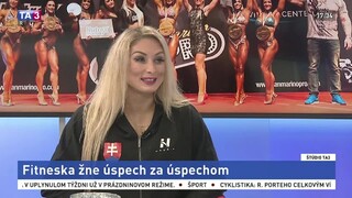 ŠTÚDIO TA3: Fitneska A. Ondrejovičová o úspešnom úvode sezóny