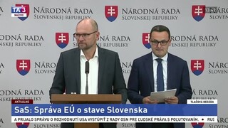 TB strany SaS o správe Európskej únie o stave Slovenska