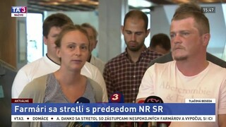 TB farmárov po stretnutí s predsedom parlamentu A. Dankom