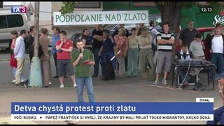 Detva chystá protest proti zlatu, chcú zablokovať most