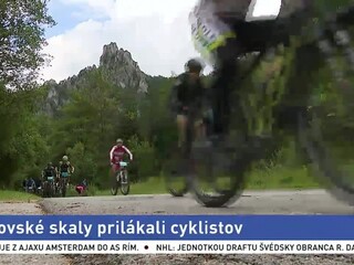 Súľovské skaly prilákali cyklistov, tretiu etapu vyhral Hartl