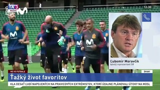 Ľ. Moravčík o zlých výsledkoch favoritov na MS v Rusku