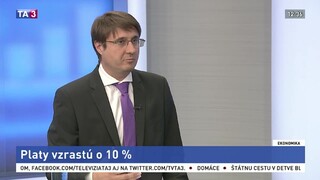 HOSŤ V ŠTÚDIU: Analytik J. Valachy o zvyšovaní platov v štátnej a verejnej správe