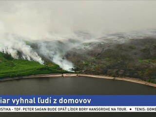 Požiar v Manchestri vyhnal ľudí z domovov, vyhlásili mimoriadny stav