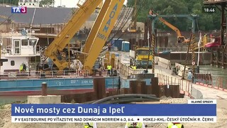 Érsek skontroloval výstavbu mosta do Maďarska, práce idú podľa plánu