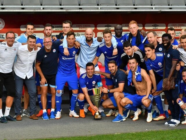 Náhrada za Superpohár vyšla na výbornú, Slovan s prvou trofejou