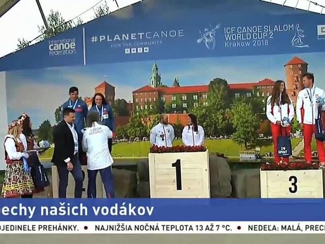 Reprezentanti vo vodnom slalome vybojovali v Krakove medaily