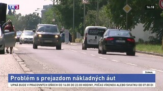 V Podunajských Biskupiciach majú problém s prejazdom nákladných áut