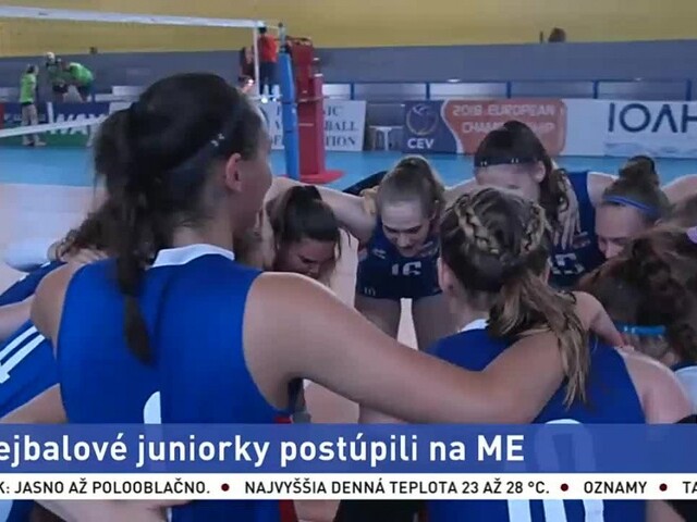 Volejbalové juniorky suverénne zvíťazili a postúpili na ME