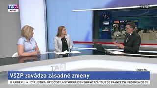 Štúdio TA3: B. Havelková a P. Fiala o zmenách vo VšZP
