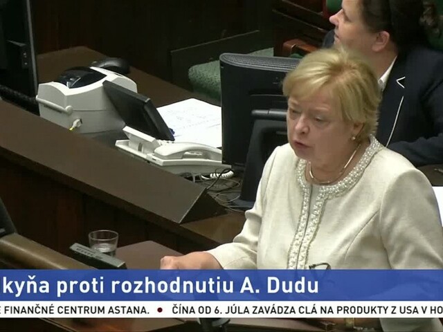 Poľská sudkyňa chce zostať vo funkcii aj napriek spornému zákonu